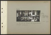 <em>Source coll. La contemporaine, cote VAL 354/048.</em></br></br>
<strong>Vom geographischen Dienst der Armee durchgeführte Fotoreportage über die Rechtsfakultät in Paris zur Veröffentlichung von Illustrationen in dem von Émile Durkheim geleiteten Buch über das Universitätsleben in Paris.</strong>