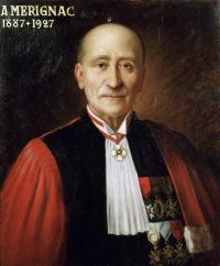 <em>Source: Departmental archives of Haute-Garonne, class. no ADH-G 3160W89.</em>
</br>
<strong>Alexandre Mérignhac (1857-1927) joined the law faculty of Toulouse in 1887 and from 1892 he held the chair of private international law, followed by that of international public law in 1903. He was president of the Academy of Legislation in Toulouse in 1905. His great reputation went far beyond the university circle and he was twice nominated for the Nobel Peace Prize.</strong>